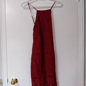 Red Lace Dress